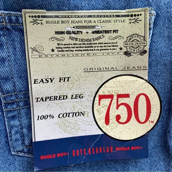 BUGLE BOY vintage classic denim jean shorts 750 summer workwear streetwear - Picture 4 of 8